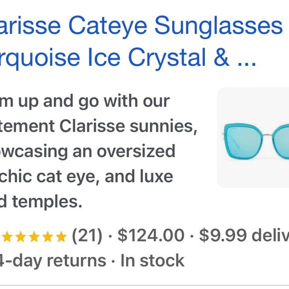 DIFF sunglasses oversized cateye turquoise Clarisse - Picture 13 of 16